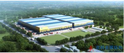 上海寶冶：承建的京東商城倉儲項目鋼結構順利吊裝