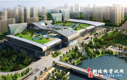 恒達鋼構參建杭州國際博覽中心鋼結構工程